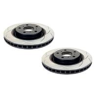 4X4 Survival 4000 T3 Slotted 2x Front Rotors (Patrol 97-17)