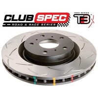 Clubspec 4000 2x T3 Slotted Rear Rotors (Impreza STi 02-07)