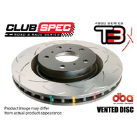 4X4 Survival 4000 T3 Slotted 2x Front Rotors (Landcruiser 90-98)