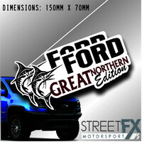 Great Northern Edition Twin Ford Sticker Decal