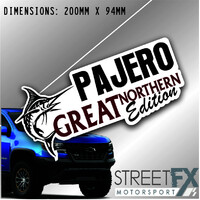 Great Northern Edition Pajero Sticker Decal