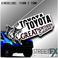 Great Northern Edition Twin Toyota Sticker Decal