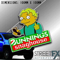Bunnings Snaghouse Sticker Decal