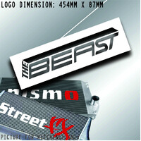 The Beast Intercooler Stencil Sticker Kit