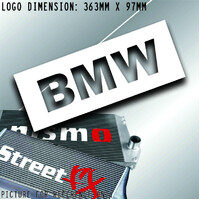 BMW Intercooler Stencil Sticker Kit