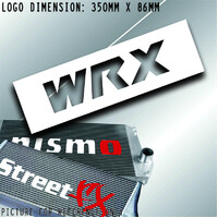 WTX Subaru Intercooler Stencil Sticker Kit