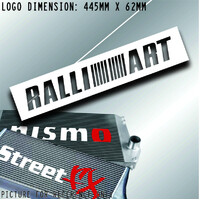 Ralliart Intercooler Stencil Sticker Kit