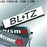 BLITZ Intercooler Stencil Sticker Kit