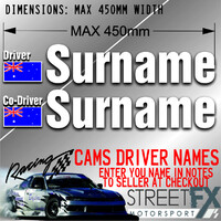 Custom Surname Kit - Rally