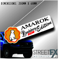 Amarok Bundaberg Rum Sticker Decal 4x4 4WD Camping Caravan Trade Truck Aussie 