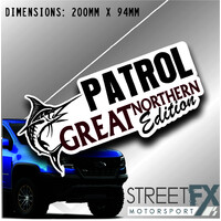 Great Northern Edition Patrol Sticker Decal 4x4 4WD Caravan Trade Aussie   