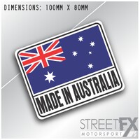 Made in Australia Sticker Decal Aussie Bumper Window Straya Car 4x4 Truck