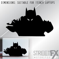 Dark Knight Batman Sticker Decal stencil laptop computer hero bat gotham 