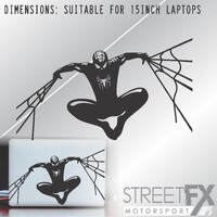 Spiderman sticker Stencil decal laptop computer spider hero