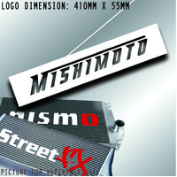 Intercooler cooler front mount for Mishimoto stencil Sticker Decal car jdm drift