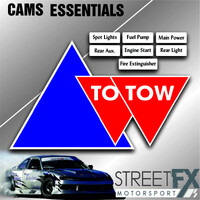 CAMS Approved ESSENTIALS Sticker Rally Drift Motorsport Racing Track Racing JDM