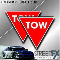 CAMS Approved TOW Sticker Pack Rally Drift Motorsport Racing Track Racing JDM