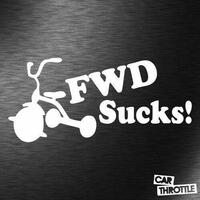 FWD Sucks Sticker