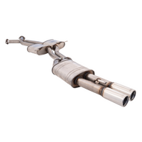 Twin 2.5in Cat-Back Exhaust - Non-Polished Stainless (Commodore SS VT-VZ 01-04)