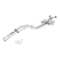 Twin 3in Cat-Back Exhaust - Non-Polished Stainless (Monaro/GTO 01-04)