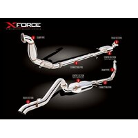 3in Turbo-Back Exhaust, Non-Polished Stainless (Triton ML-MN 06-15)