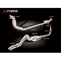 3in Turbo-Back Exhaust w/Cat, Non-Polished Stainless (Triton ML-MN 09-15)