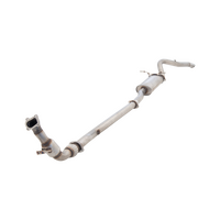 3in Turbo-Back Exhaust w/Cat, Non-Polished Stainless (Navara D22 97-08)