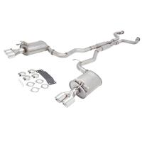 Twin 3in Cat-Back Exhaust - Non-Polished Stainless (HSV Maloo 13-17)