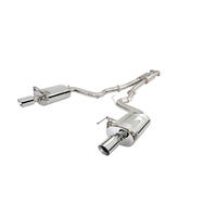 Twin 3in Cat-Back Exhaust - Stainless (Mustang GT 2015-17 Fastback)