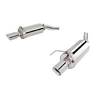 3in Axle-Back System Stainless Steel (Mustang 15-17)