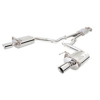 Twin 2.5in Cat-Back Exhaust - Stainless (Mustang Fastback 15+/GT 14-17)