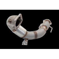 Turbo Downpipe Polished 4in Inlet 3 in Outlet (Veloster 19-20)