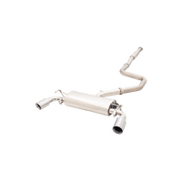 Non-Polished Stainless Steel 3" Cat Back System, VAREX Rear Muffler With Tips (i30 Fastback N 19+)