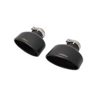 Black Oval Exhaust Tips (RS3 17-21)