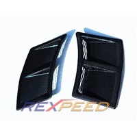 Rexpeed S207 Style Rear Bumper Ducts for 2015-2019 Subaru VAB / STI / WRX G49