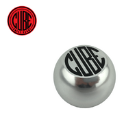 Black on silver billet gear shift knob to suit CUBE short shifters