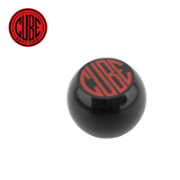 Red on black billet gear shift knob to suit CUBE short shifters