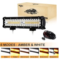 12 inch 300W 6 Modes White&Amber LED Working Ligh