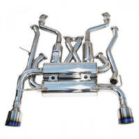 Gemini Cat Back Exhaust with Ti Rolled Tips (Skyline6/G37 Coupe 07-18)