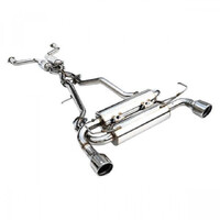 Gemini Cat Back Exhaust with SS Rolled Tips (Skyline6/G37 Coupe 07-18)