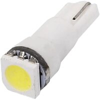 T10 1Way 1SMD Wedge Base LED Bulbs Pair