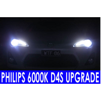 BULBS ONLY 86 GTS Headlight Upgrade 6000k Philips D4S hi/low