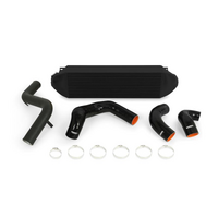Performance Intercooler Kit (Focus ST 2013+) - Black Cooler, Black Pipes