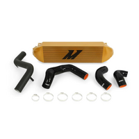 Performance Intercooler Kit (Focus ST 2013+) - Gold Cooler, Black Pipes