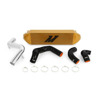 Performance Intercooler Kit (Focus ST 2013+) - Gold Cooler, Polished Pipes