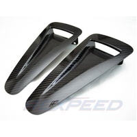 Rexpeed Carbon Naca Ducts Gloss for Nissan GT-R R35 N09