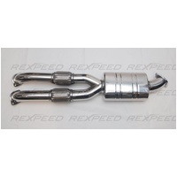Rexpeed Midpipe Large Resonator for Nissan GT-R R35 N25