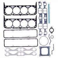 Chevrolet 350/400 Gen-1 Small Block V8 Top End Gasket Kit, 4.165" Bore,.040" MLS Cylinder Head Gasket, With Carburetor, With All Steam Holes