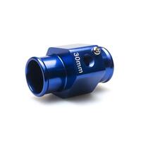30mm Water Temperature Sender Radiator hose Adaptor - Blue