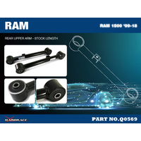 Rear Upper Arm - Hardened Rubber (Ram 09-18)